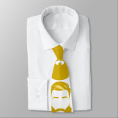 Krawatte mit mehreren Gelbbarten (Gebunden)