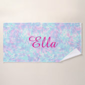 Krawatte mit personalisiertem Namen und Die Badehandtuch (Badehandtuch)