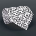 Krawatte mit schwarzem und weißem Herzen<br><div class="desc">Jede Krawatte,  die nicht vorn und hinten gedruckt wird,  kann von Ihnen so angepasst werden,  dass sie auch auf der Rückseite gedruckt werden kann. Scrollen Sie einfach nach unten und klicken Sie auf "Weiter anpassen" im Fenster Vorlagenzuordnung anpassen,  alle auswählen und kopieren und dann die Rückseite auswählen und einfügen.</div>