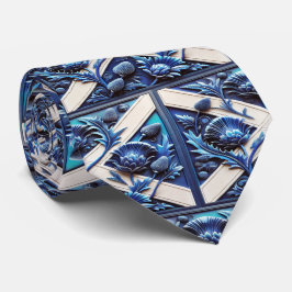 Krawatte mit Scottish Thistles Design