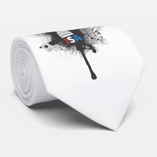 Krawatte mit SprayLogo (Gerollt)