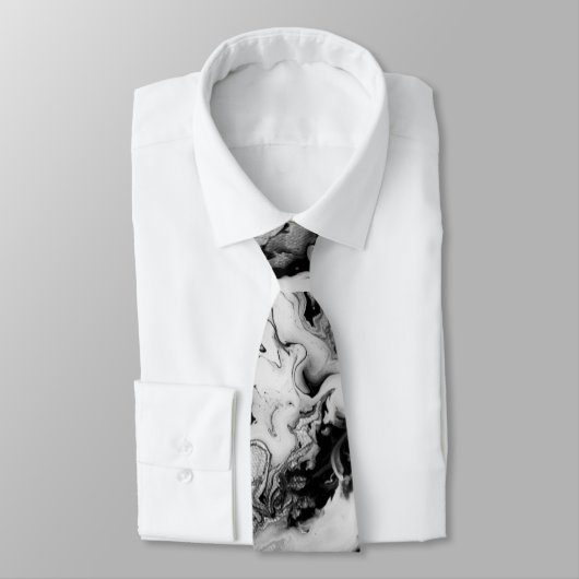 Krawatte Moderne Schwarze Krawatte (Gebunden)