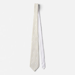 Krawatte Mosaic - Beige