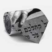 Krawatte "Moses and the Zen Gebote" (Gerollt)