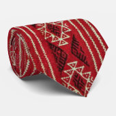 KRAWATTE MOTIV MZEB AMAZIGH BERBERSYMBOL (Gerollt)