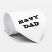 Krawatte Navy Vater (Gerollt)
