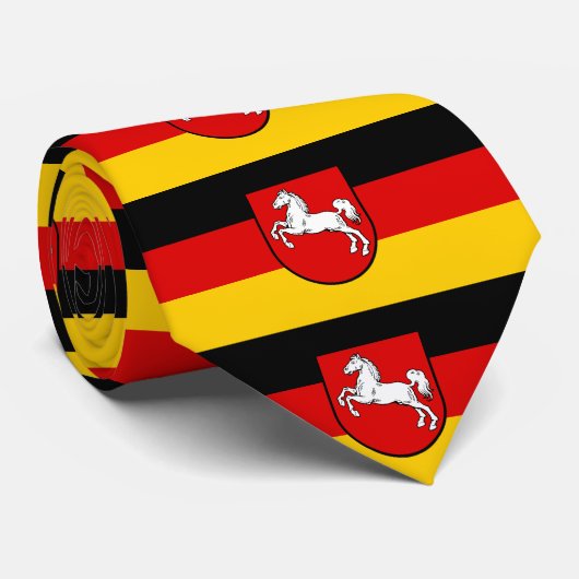 Krawatte Niedersachsen (Gerollt)