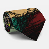 Krawatte, niedliche alien Frankenstein Krawatte (Gerollt)