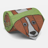 Krawatte niedlicher Beagle (Gerollt)