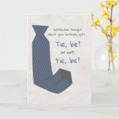 Krawatte, oder? karte (Gelbe Blume)