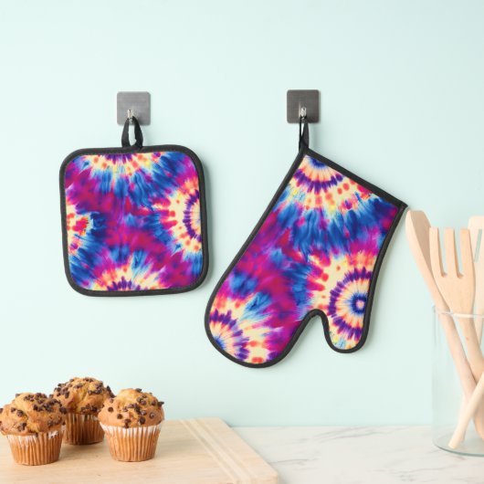 Krawatte Ofenhandschuh & Topflappen-Set (Insitu (Hängend))