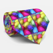 Krawatte "Osterfarben" (Gerollt)