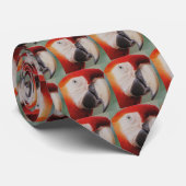 Krawatte Papagei (Gerollt)