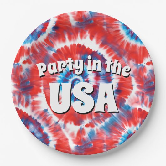 Krawatte Pappteller (Vorderseite)