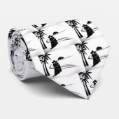 KRAWATTE "PARADISE WEDDING DAY" (Gerollt)