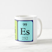 Krawatte Periodische Tasse von Tabellennamen (VorderseiteRechts)