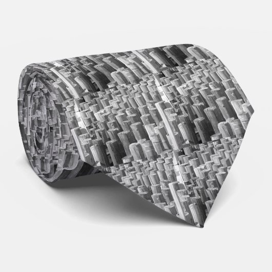 Krawatte "Pilings Abstrakt" (Gerollt)