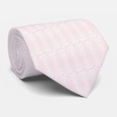 Krawatte Pilz - Rosa (Gerollt)