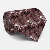 Krawatte Pinwheel- Maroon (Gerollt)