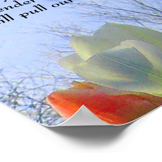 Krawatte-Poster Poster (Ecke)