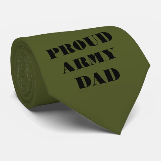 Krawatte Proud Army Vater (Gerollt)