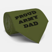 Krawatte Proud Army Vater (Gerollt)
