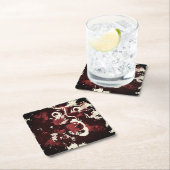 Krawatte Rechteckiger Pappuntersetzer (Vor Ort)