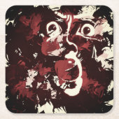 Krawatte Rechteckiger Pappuntersetzer (Vorderseite)