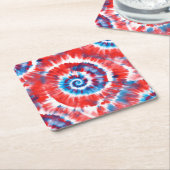 Krawatte Rechteckiger Pappuntersetzer (angewinkelt)