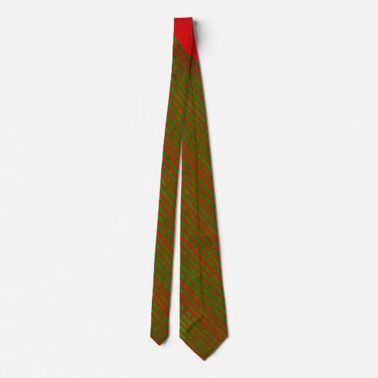 Krawatte Red Green Strip (Rückseite)