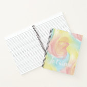 Krawatte Retro Pastel Painterly Wasserfarbe in Lie Notizblock (Innenseite)