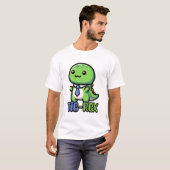 Krawatte Rex! Niedliche Krawatte mit Dinosaurierpu T-Shirt (Vorne ganz)