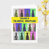 Krawatte-riffic-Shirts und Krawatte des Vaters Karte (Gelbe Blume)