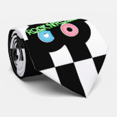 Krawatte Rock 'n' Roll Retro (Gerollt)