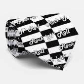 Krawatte Rock 'n' Roll Retro (Gerollt)