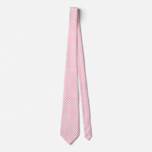 Krawatte Rosa und Weiß