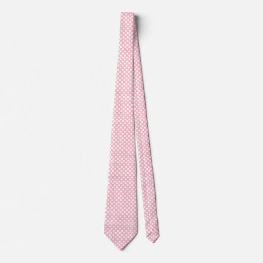 Krawatte Rosa und Weiß (Vorderseite)