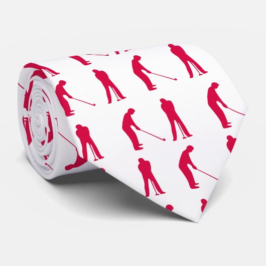 Krawatte Rot (Gerollt)