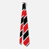 Krawatte Rot und Weiß (Rückseite)