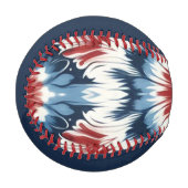 Krawatte rot, weiß und blau baseball (Vorderseite Links)