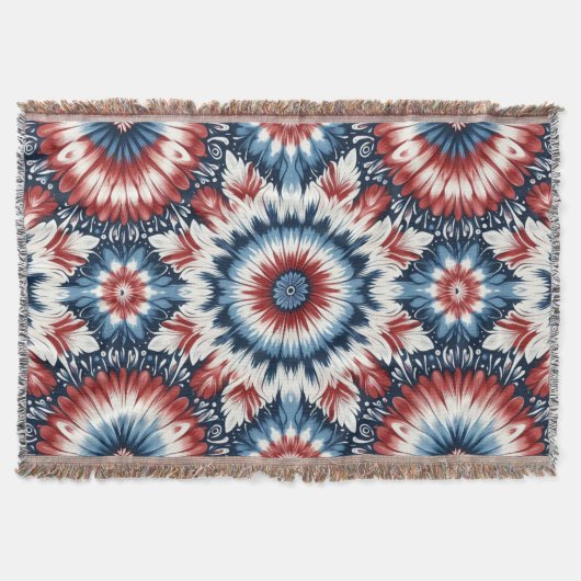 Krawatte rot, weiß und blau decke (Vorderseite)