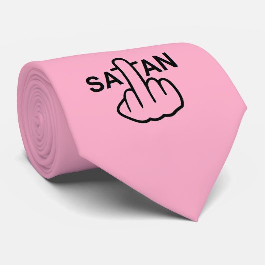 Krawatte Satan Drehte (Gerollt)