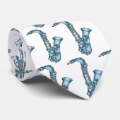 Krawatte "SAXOPHONE" (Gerollt)