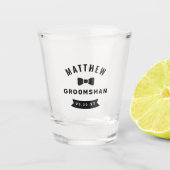 Krawatte Schnapsglas (Vorderseite)