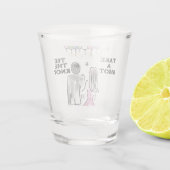 Krawatte Schnapsglas (Rückseite)