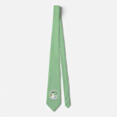 Krawatte - Schneemann in Snowglobe (Vorderseite)