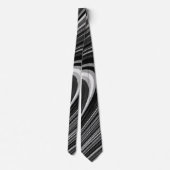 Krawatte Schwarz/Weiß (Rückseite)