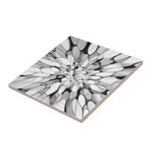 Krawatte schwarz-weiß fliese (Seite)