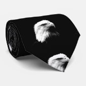 Krawatte Schwarzadler (Gerollt)