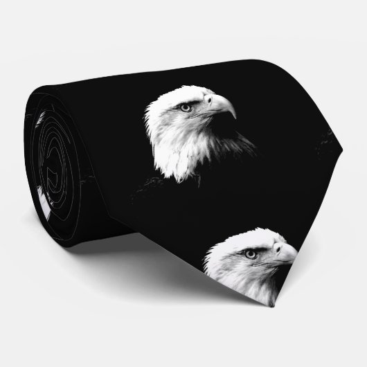 Krawatte Schwarzadler (Gerollt)